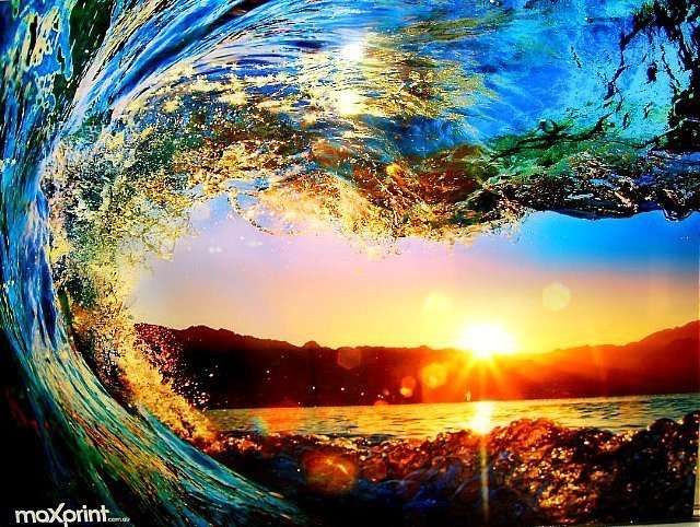 sunsetwaveprint-Acrylic Printing