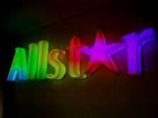 fabricated letters, opal acrylic, led signs